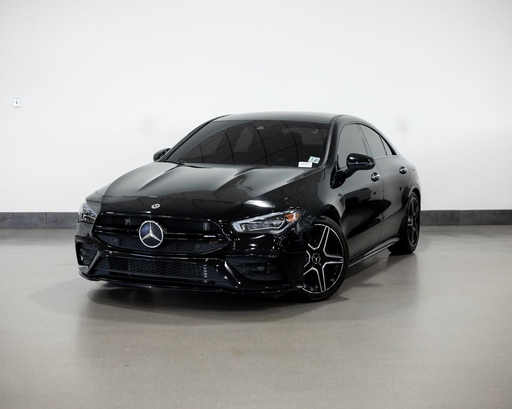 Used 2022 Black Mercedes-Benz CLA 35 AMG® image 1