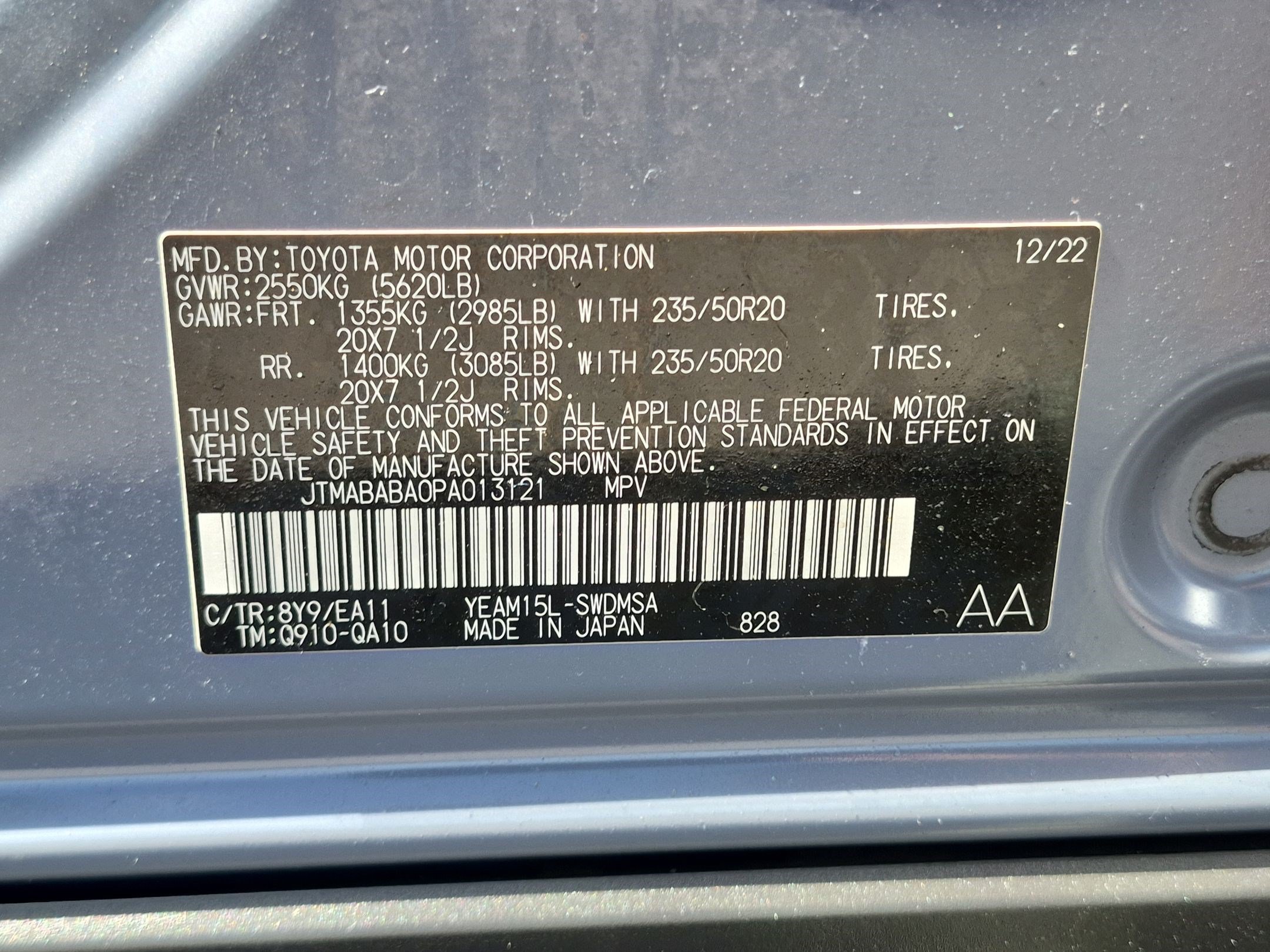 Used 2023 Harbor Mist Gray Pearl Subaru Limited image 34