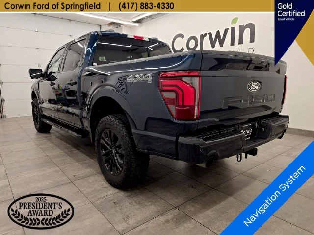 Certified Used 2024 Antimatter Blue Metallic Ford Lariat image 4