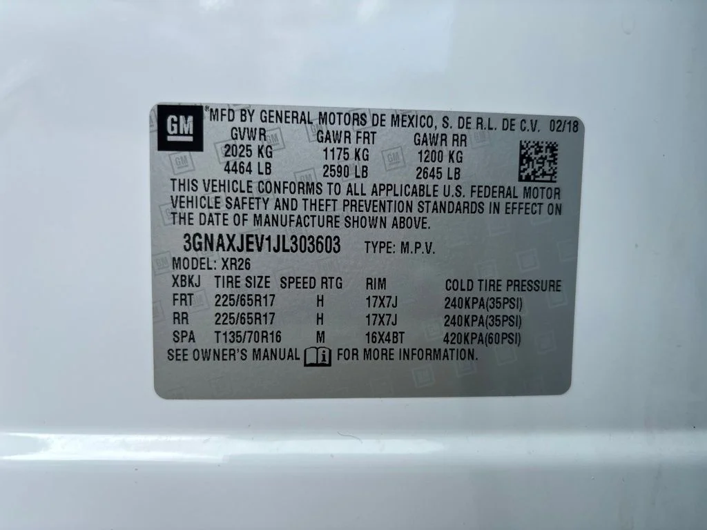 Used 2018 White Chevrolet LT image 11