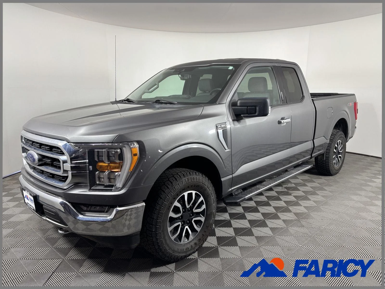 Used 2021 Carbonized Gray Ford XLT image 1