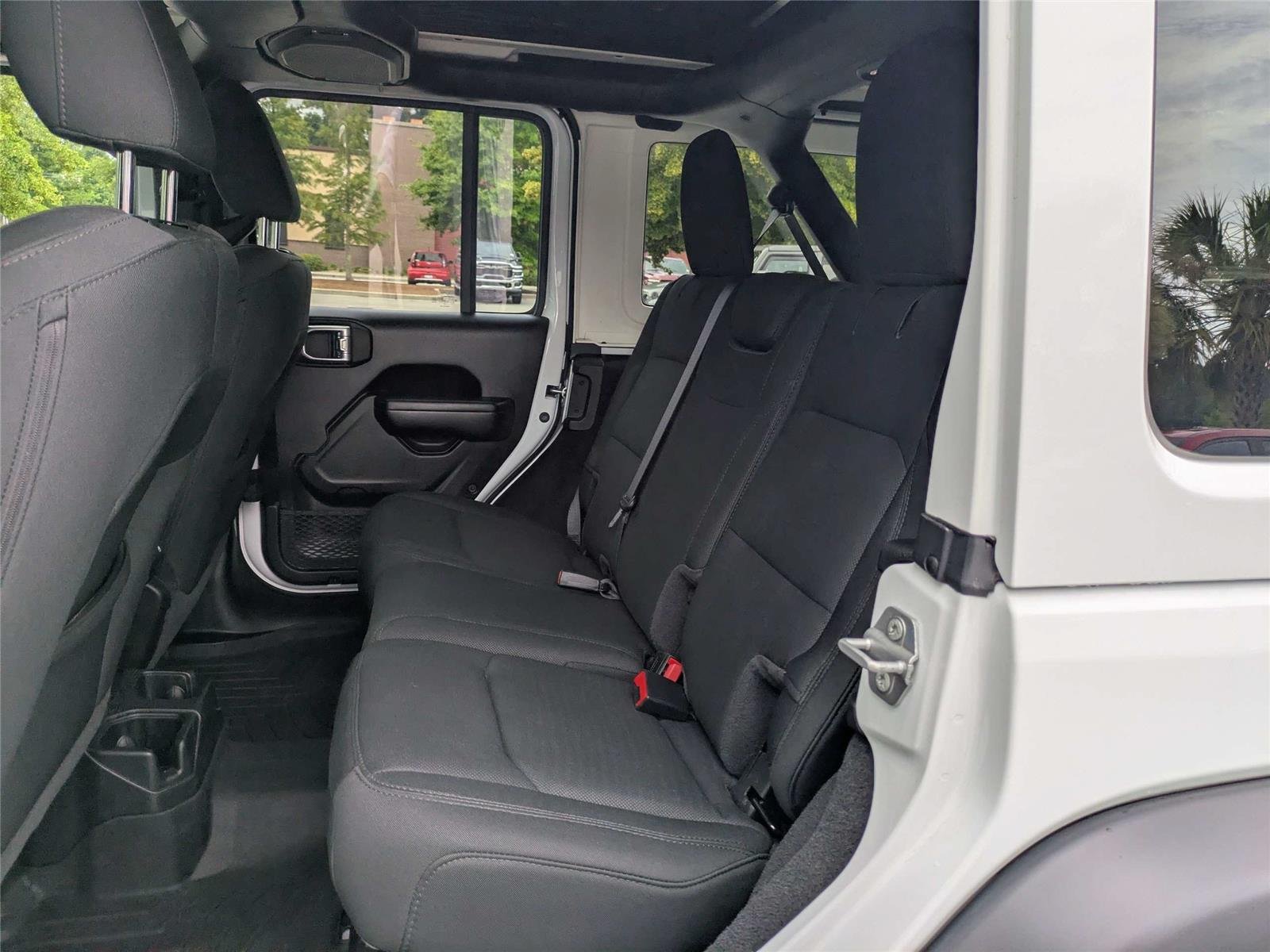 Used 2021 Bright White Clearcoat Jeep Unlimited Sport S image 16
