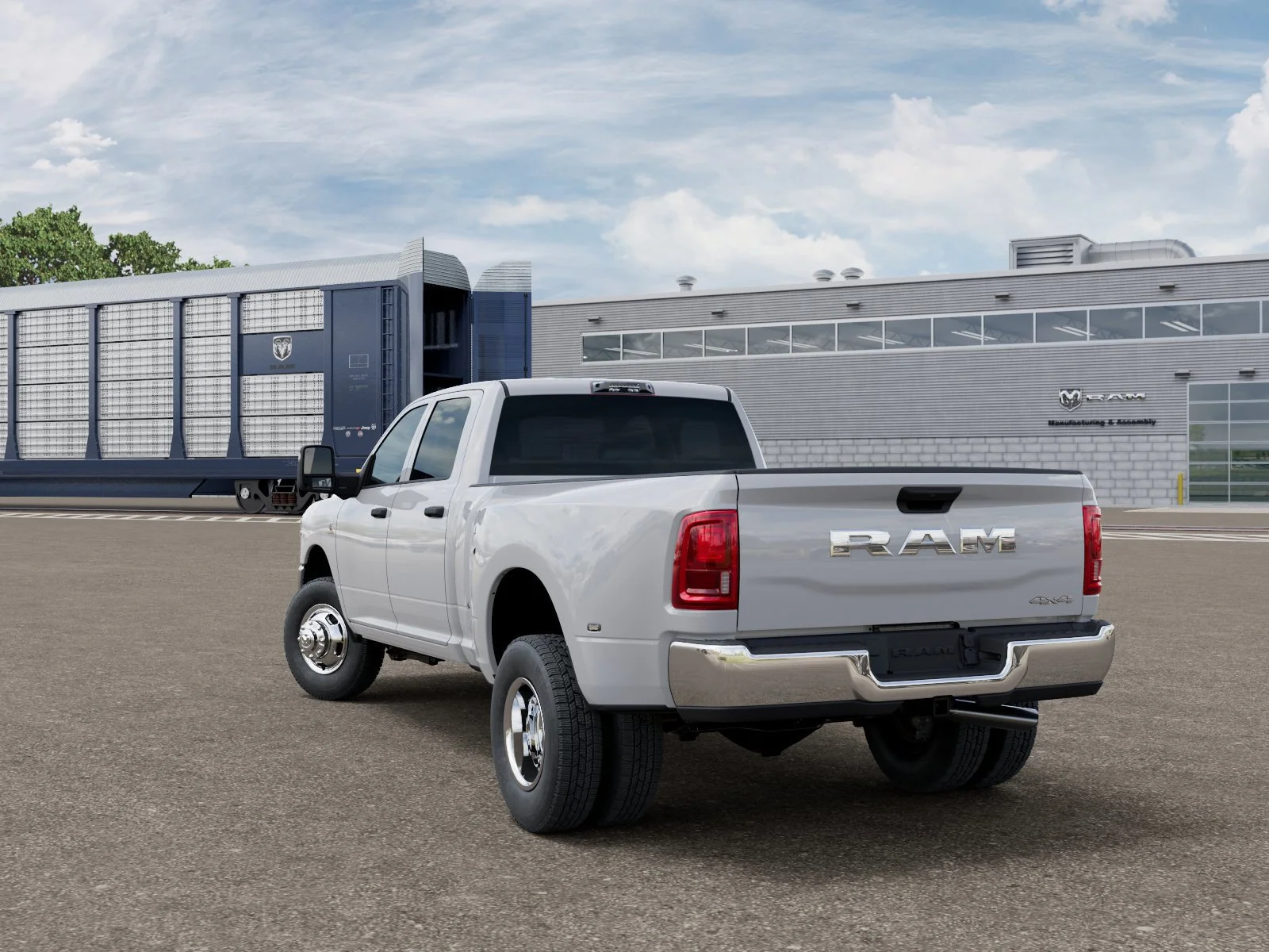 New 2026 Bright White Clear-Coat Exterior Paint RAM Tradesman image 3