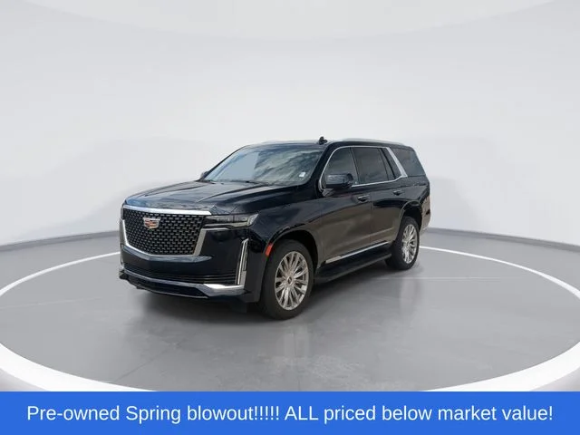 Used 2023 Blue Cadillac Premium Luxury image 4