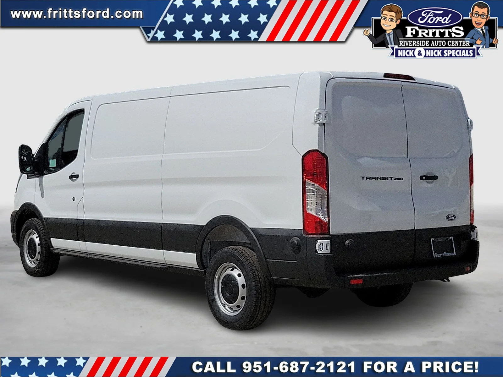New 2026 Oxford White Ford Cargo Van image 2