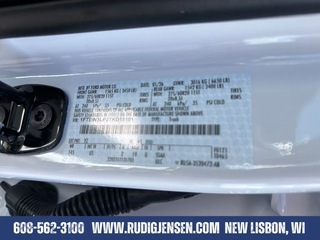 New 2026 Oxford White Ford XLT image 32