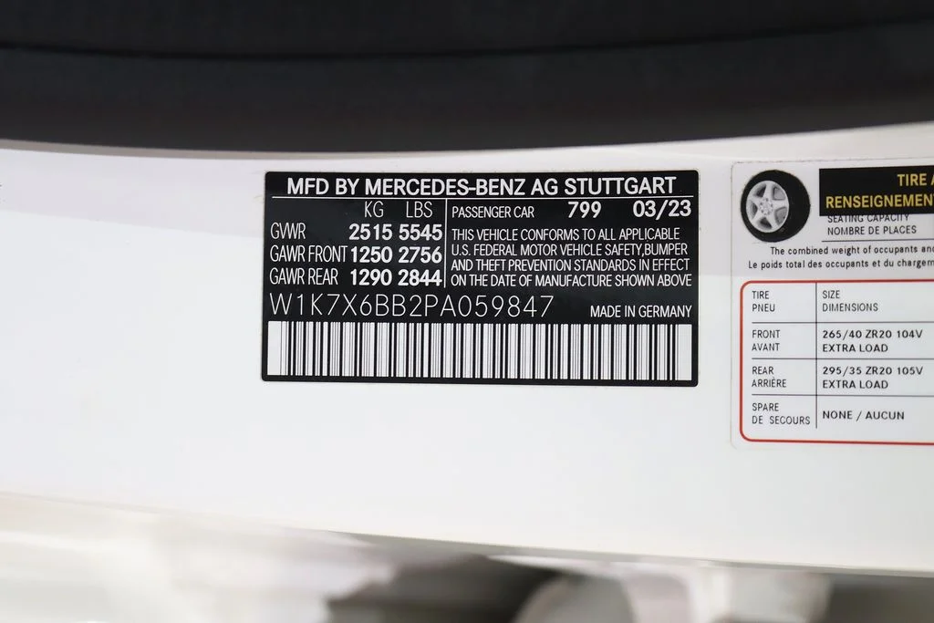 Used 2023 White Mercedes-Benz Base image 50