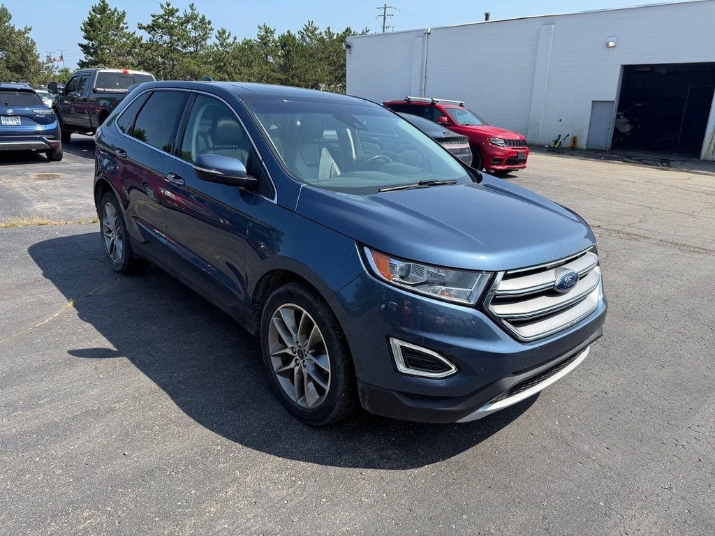 Used 2018 Blue Metallic Ford Titanium image 4