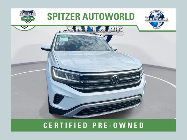 White 2023 Volkswagen Atlas 8-Speed Automatic