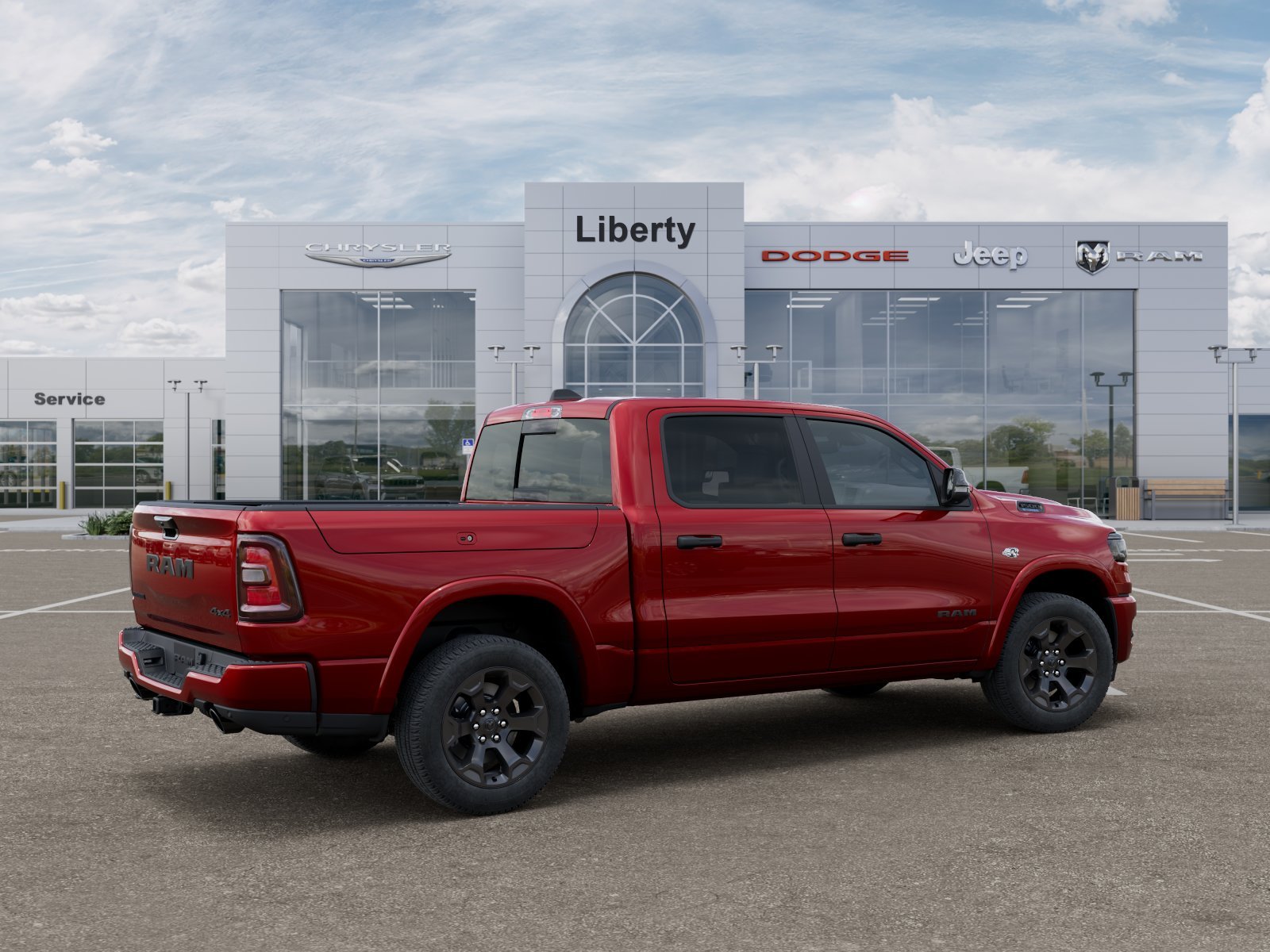 New 2026 Molten Red Pearlcoat RAM Big Horn/Lone Star image 40