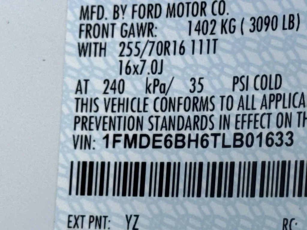 New 2026 White Ford Base image 30