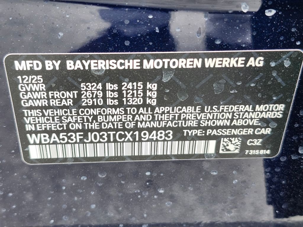 Used 2026 Blue BMW 530i xDrive image 33