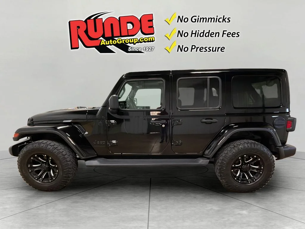 Used 2021 Black Jeep Unlimited Altitude image 2