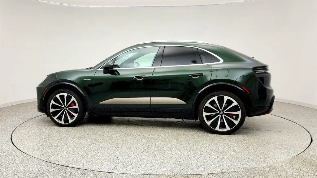 Used 2024 Oak Green Metallic Neo Porsche Electric Turbo AWD w/ 22