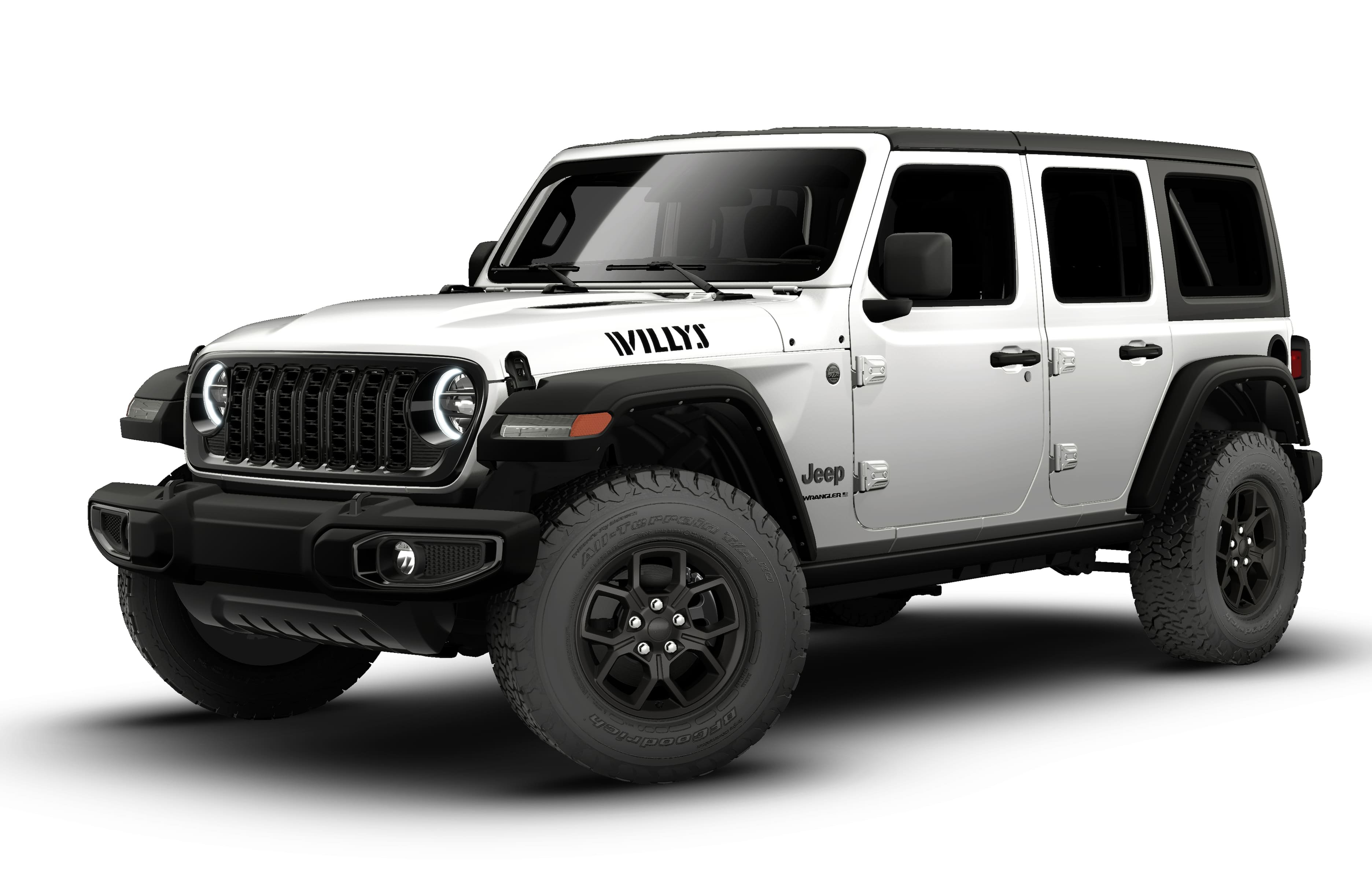 New 2026 Bright White Clear-Coat Exterior Paint Jeep Willys image 13