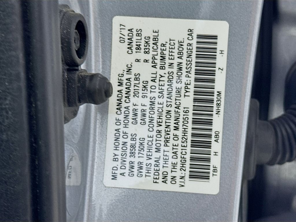 Certified Used 2017 Lunar Silver Metallic Honda Si image 38