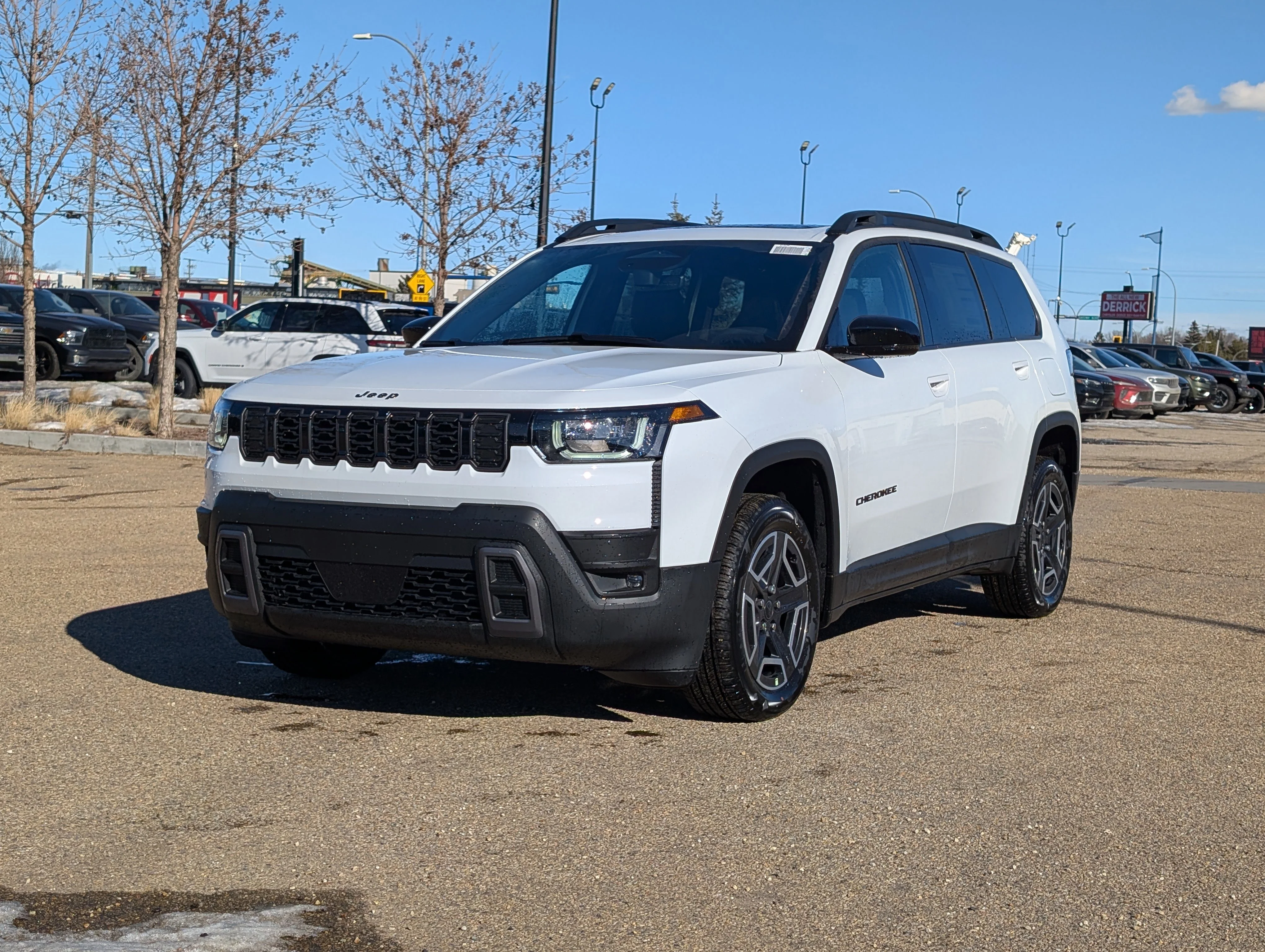 New 2026 Bright White Jeep Limited image 2