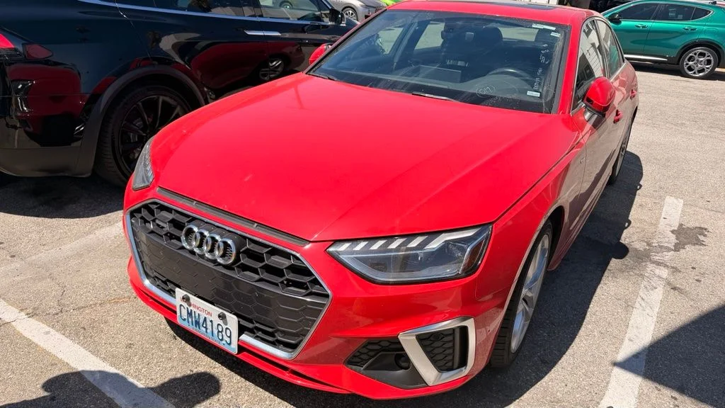 Used 2024 Red Audi 45 S line Premium Plus image 2