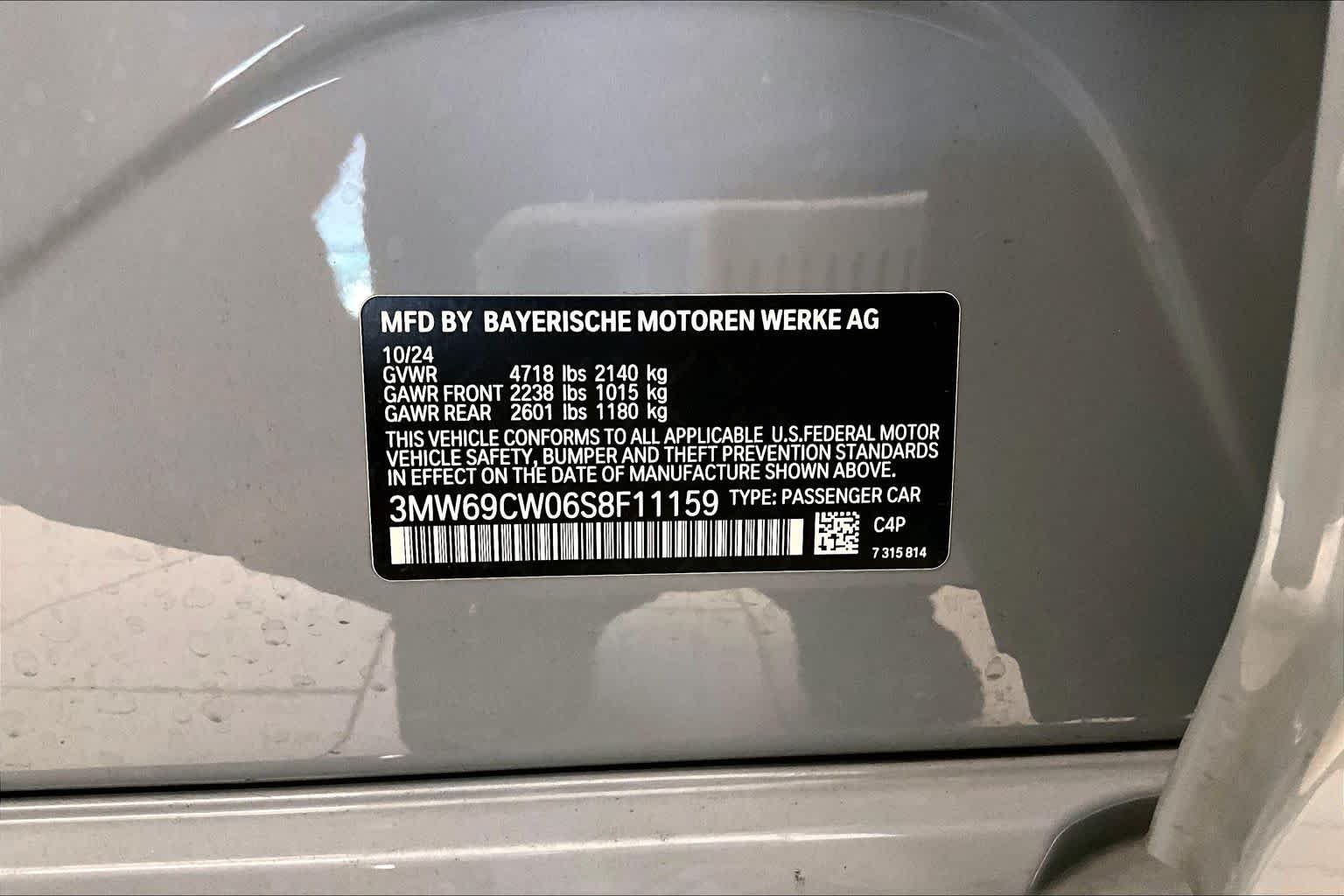 Used 2025 Brooklyn Grey Metallic BMW 330i image 32