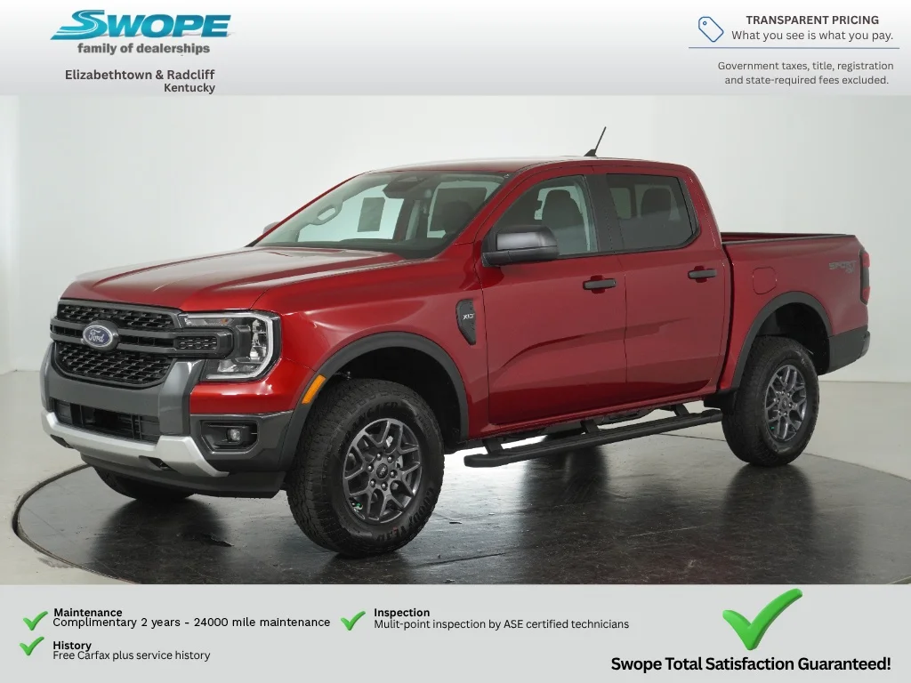 New 2026 Ruby Red Metallic Tinted Clearcoat Ford XLT image 7