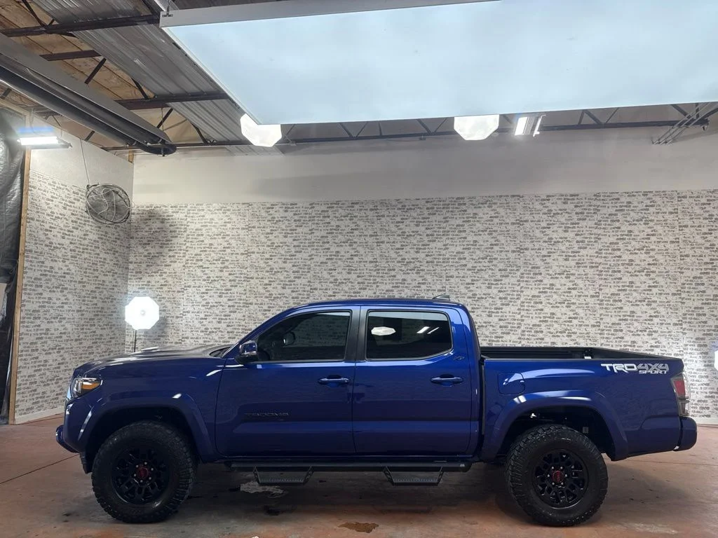 Used 2022 Blue Crush Metallic Toyota TRD Sport image 4