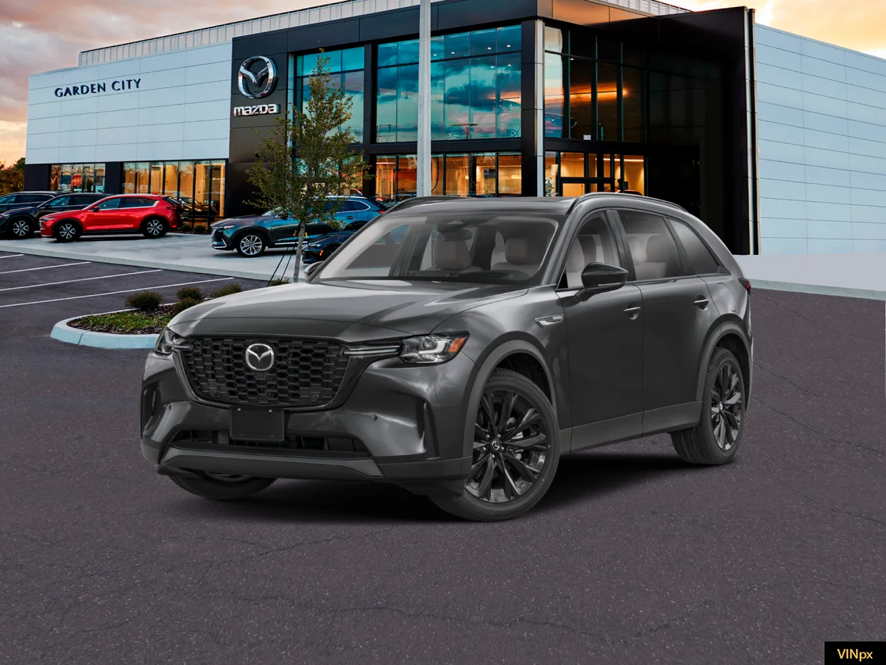 New 2026 Machine Gray Metallic Mazda 3.3 Turbo Premium Sport AWD image 1