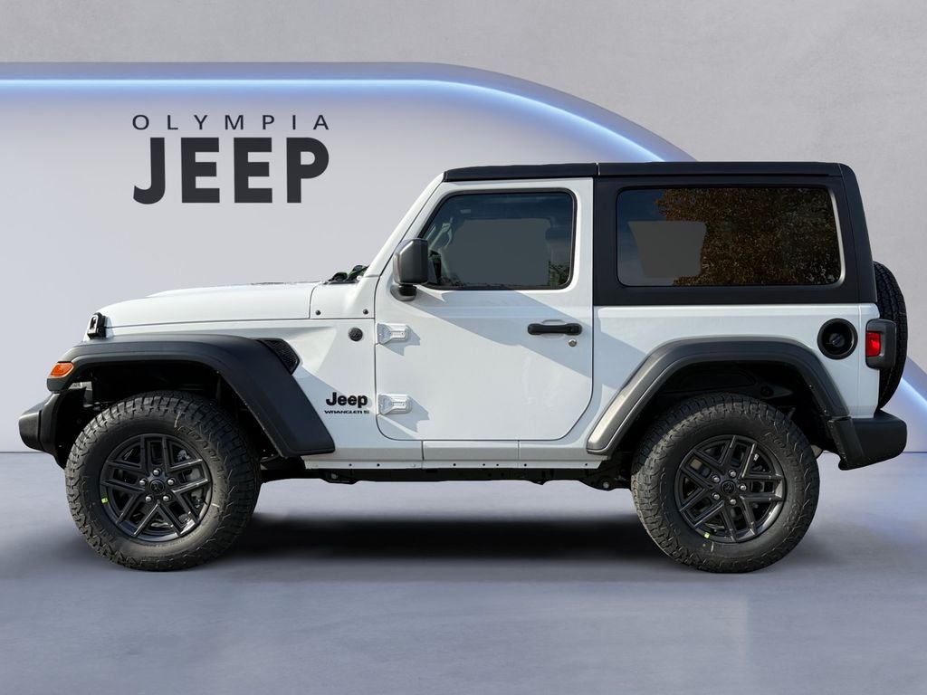 New 2026 Bright White Clear-Coat Exterior Paint Jeep Sport S image 2