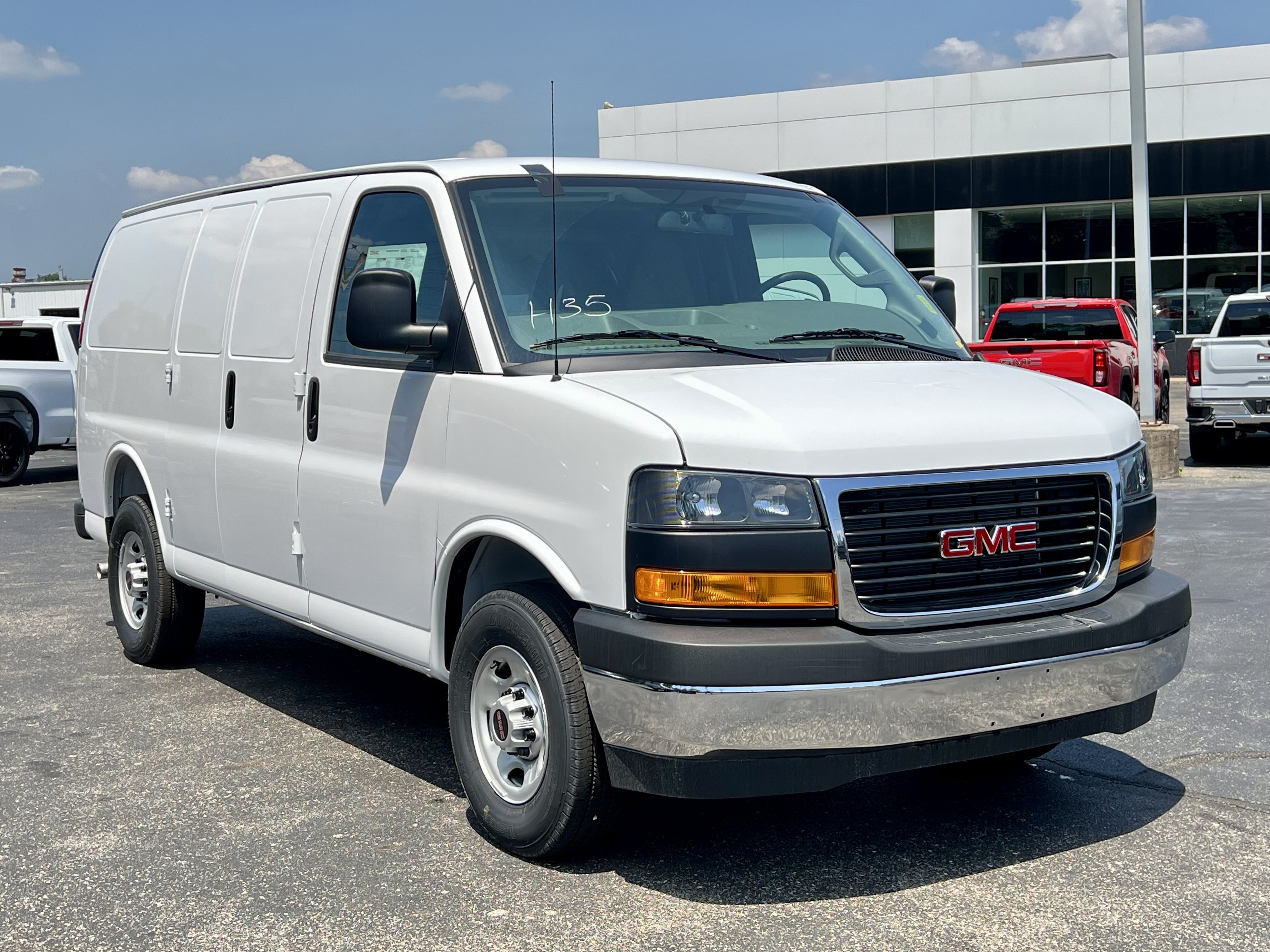 New 2026 Summit White GMC Work Van image 1