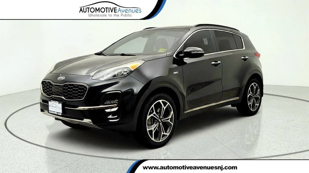 Used 2021 Black Cherry Kia SX Turbo AWD image 1