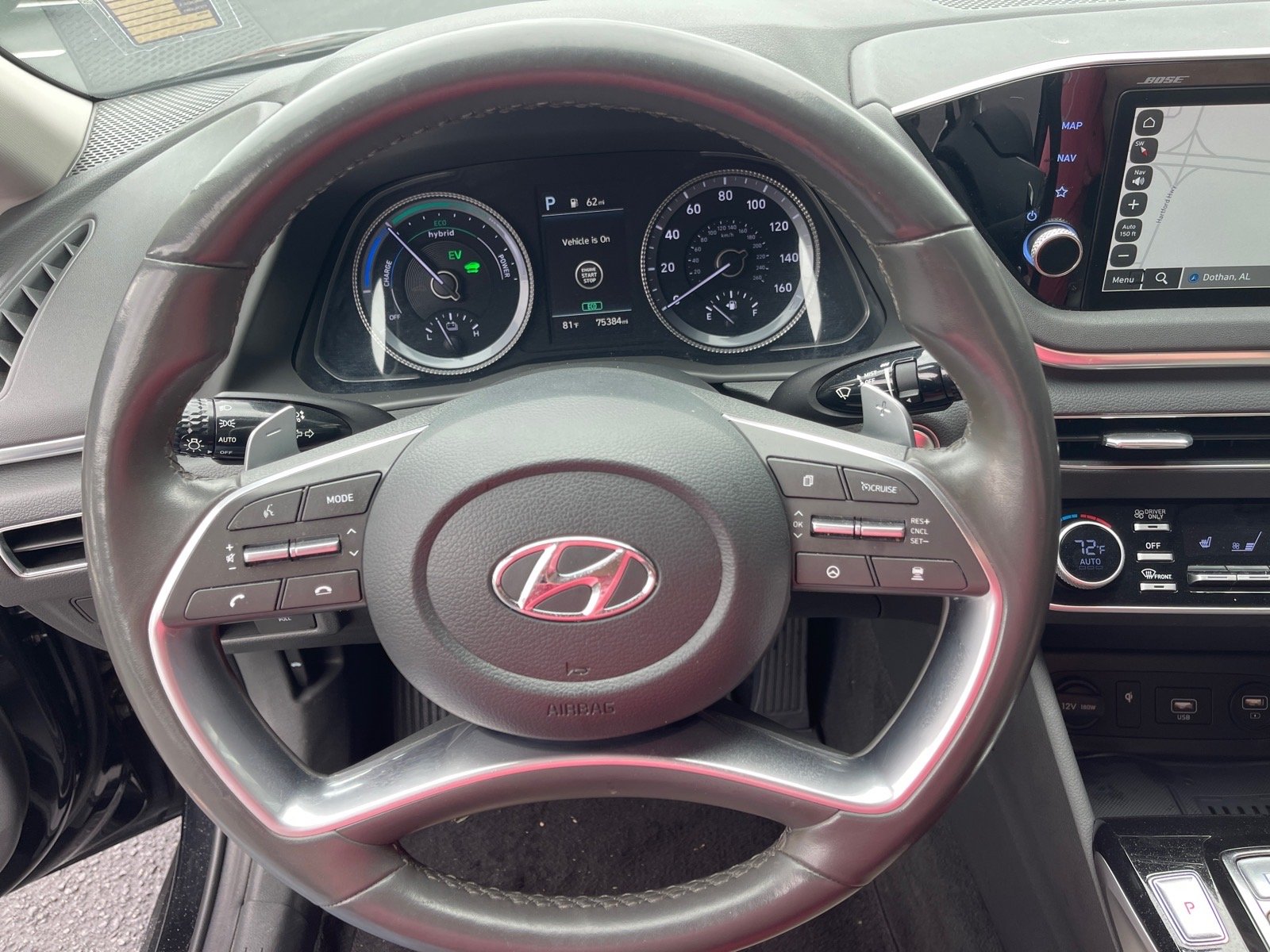 Used 2023 Nocturne Black Hyundai SEL image 7