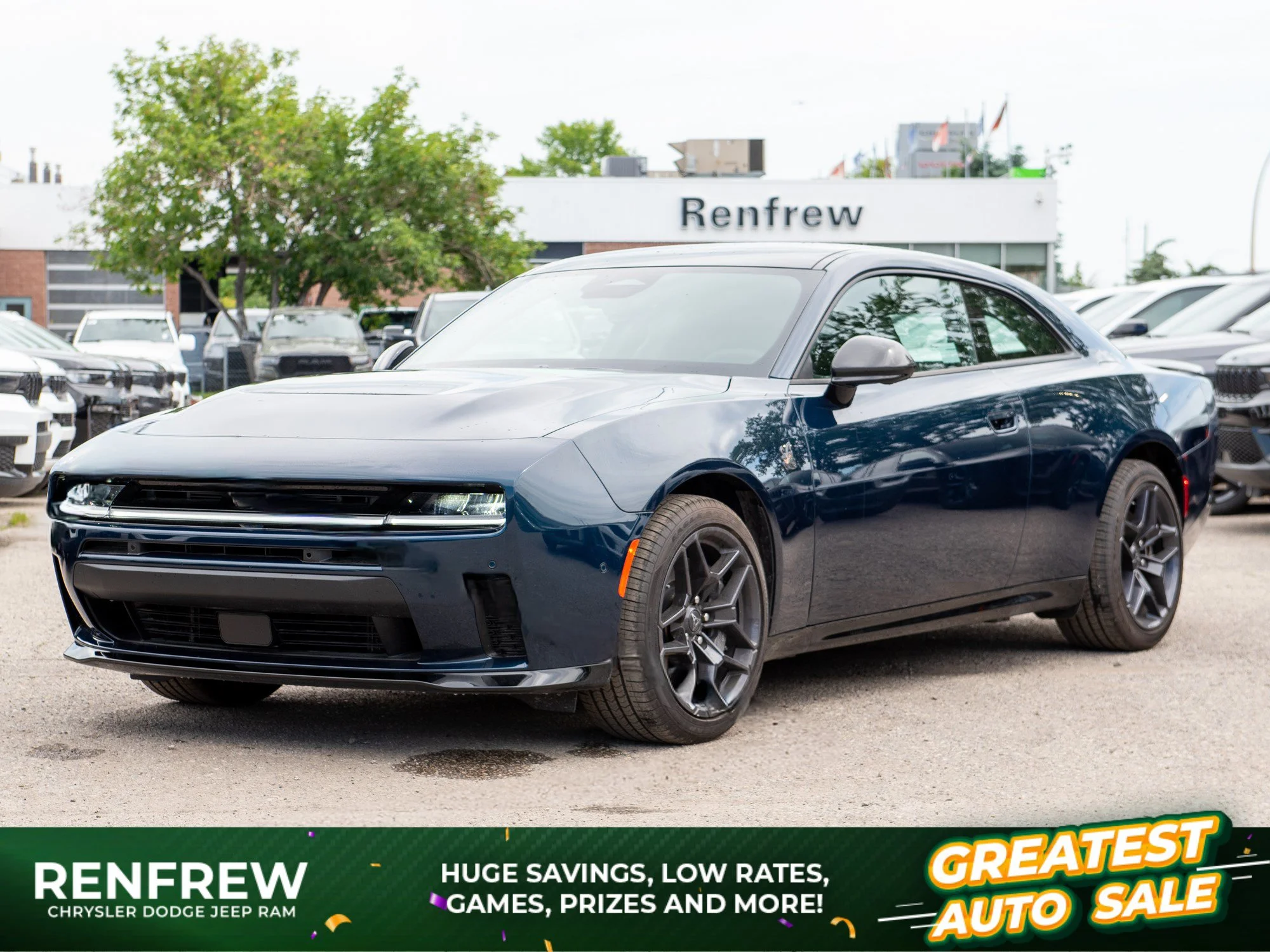 New 2026 Black Dodge R/T Scat Pack* 2-Door AWD, 510HP, HUD, Launch Control, Carbon/Suede Pkg image 1