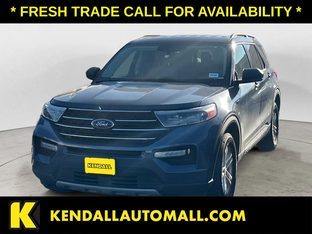 Used 2021 Blue Ford XLT image 1