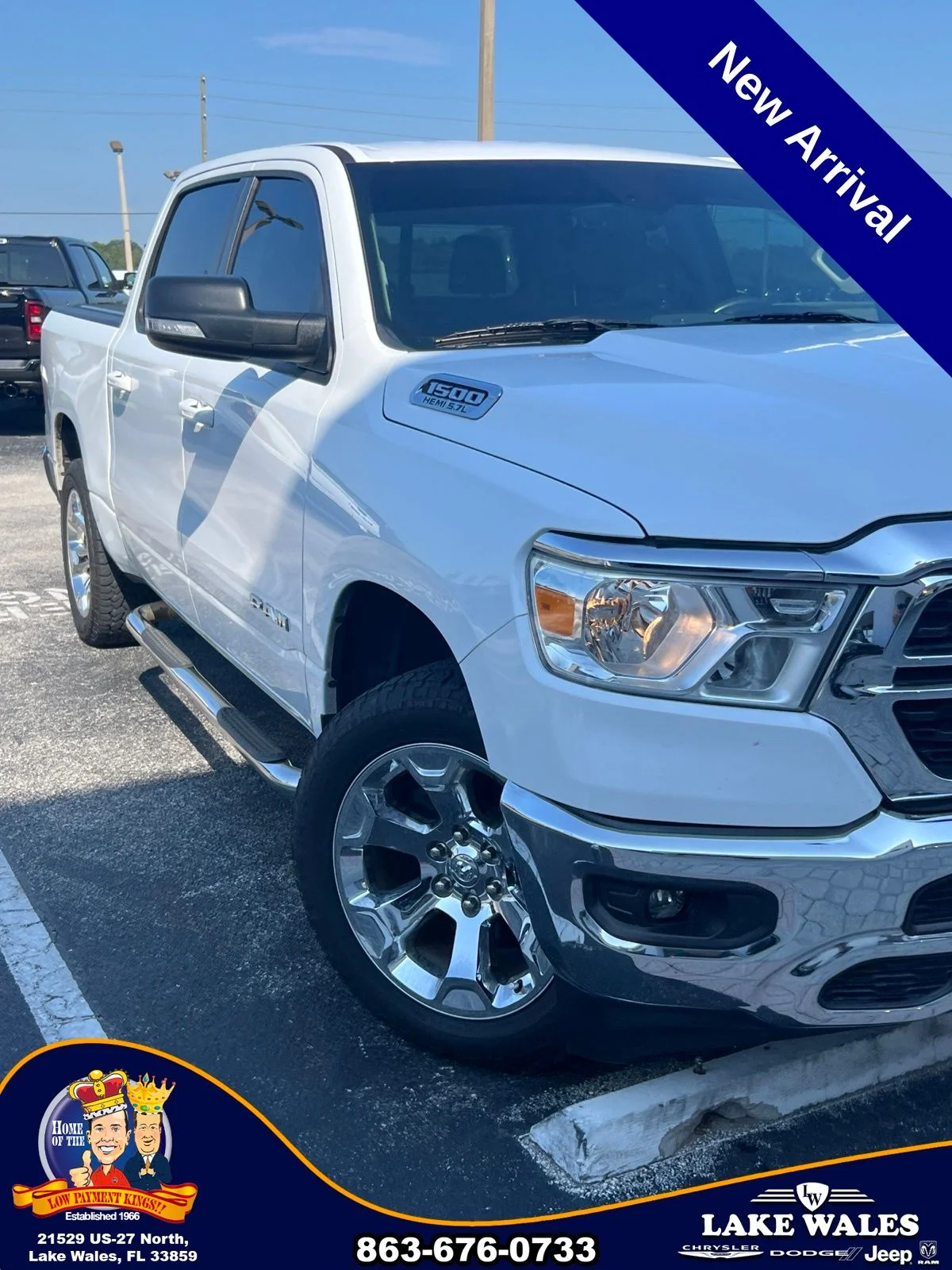 Used 2022 White Ram Big Horn/Lone Star image 2