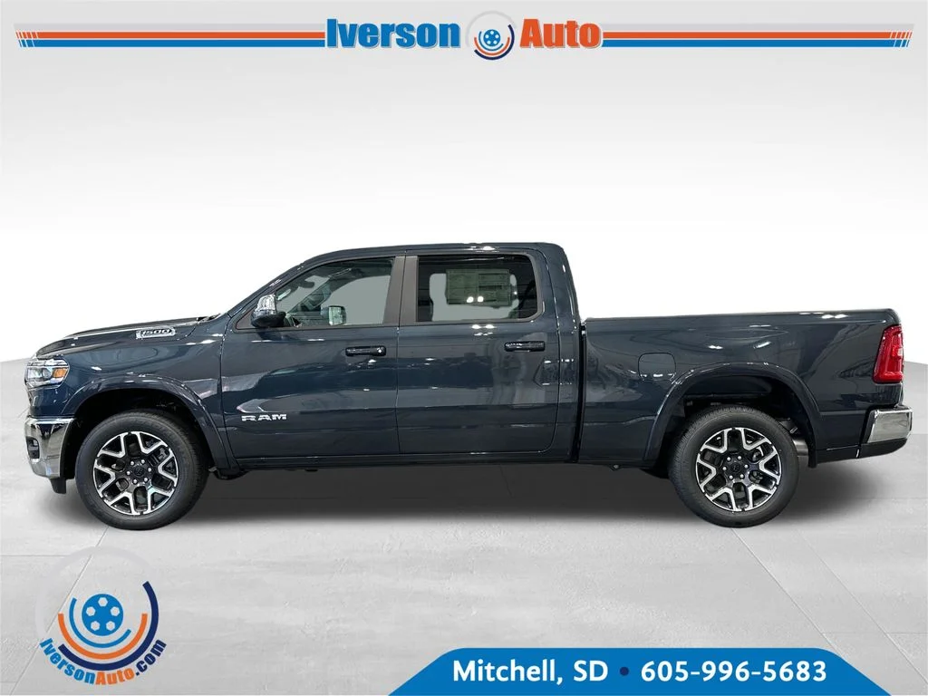 New 2026 Forged Blue Metallic Exterior Paint RAM Laramie image 4