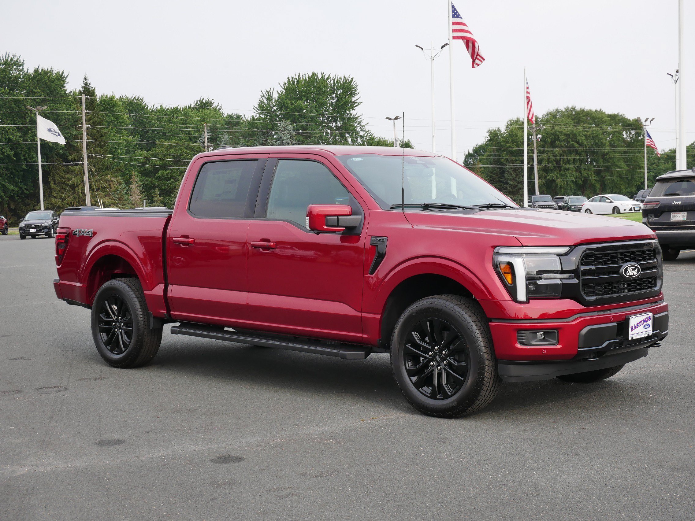 New 2026 Ruby Red Metallic Tinted Clearcoat Ford Lariat® image 4