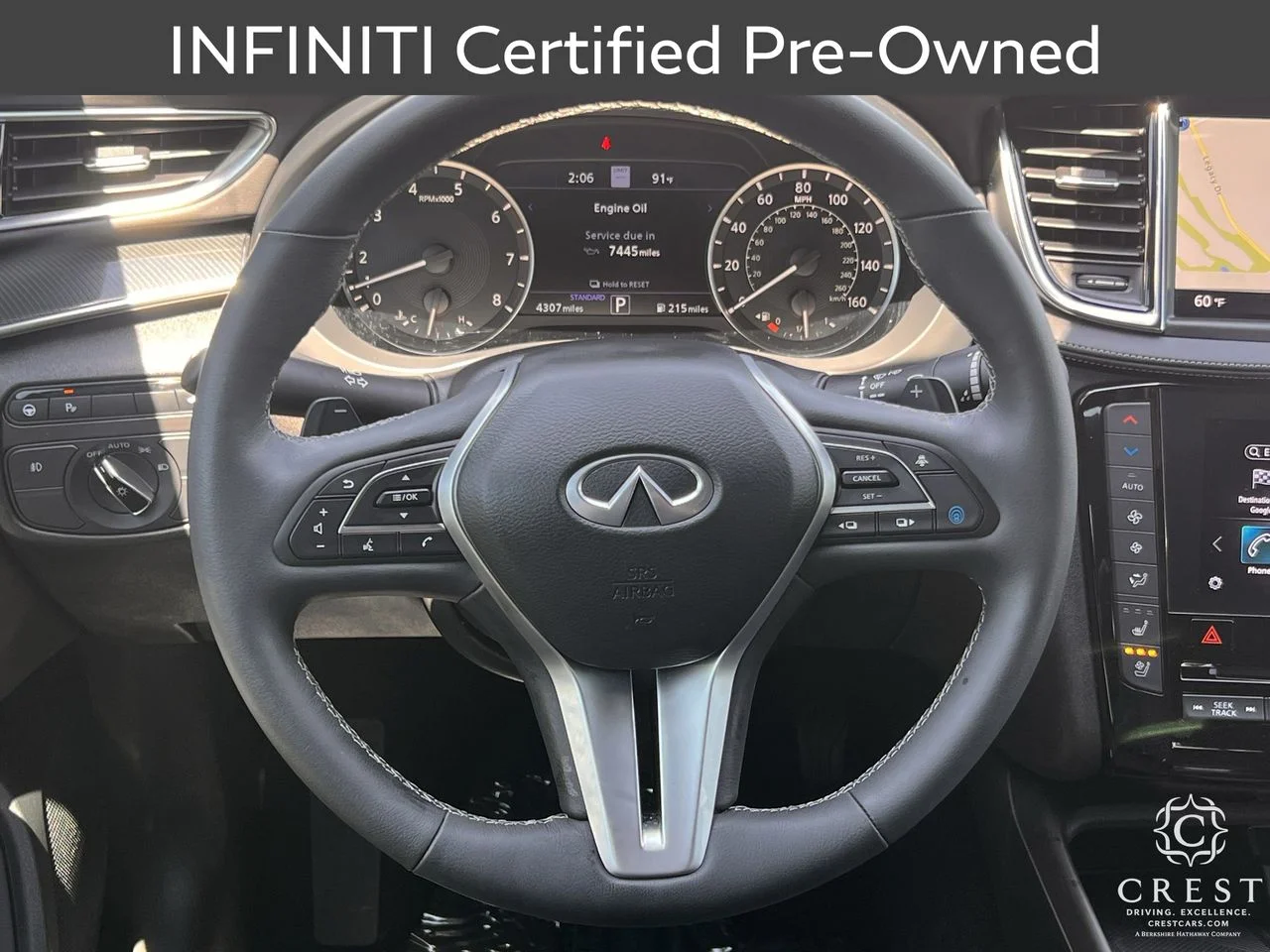 Certified Used 2025 Slate Gray INFINITI SPORT image 13
