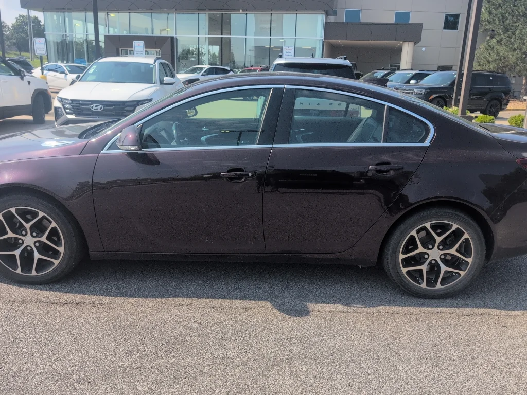 Used 2017 Black Cherry Metallic Buick Sport Touring image 2