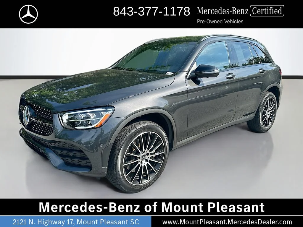 Used 2022 Gray Mercedes-Benz GLC 300 image 1