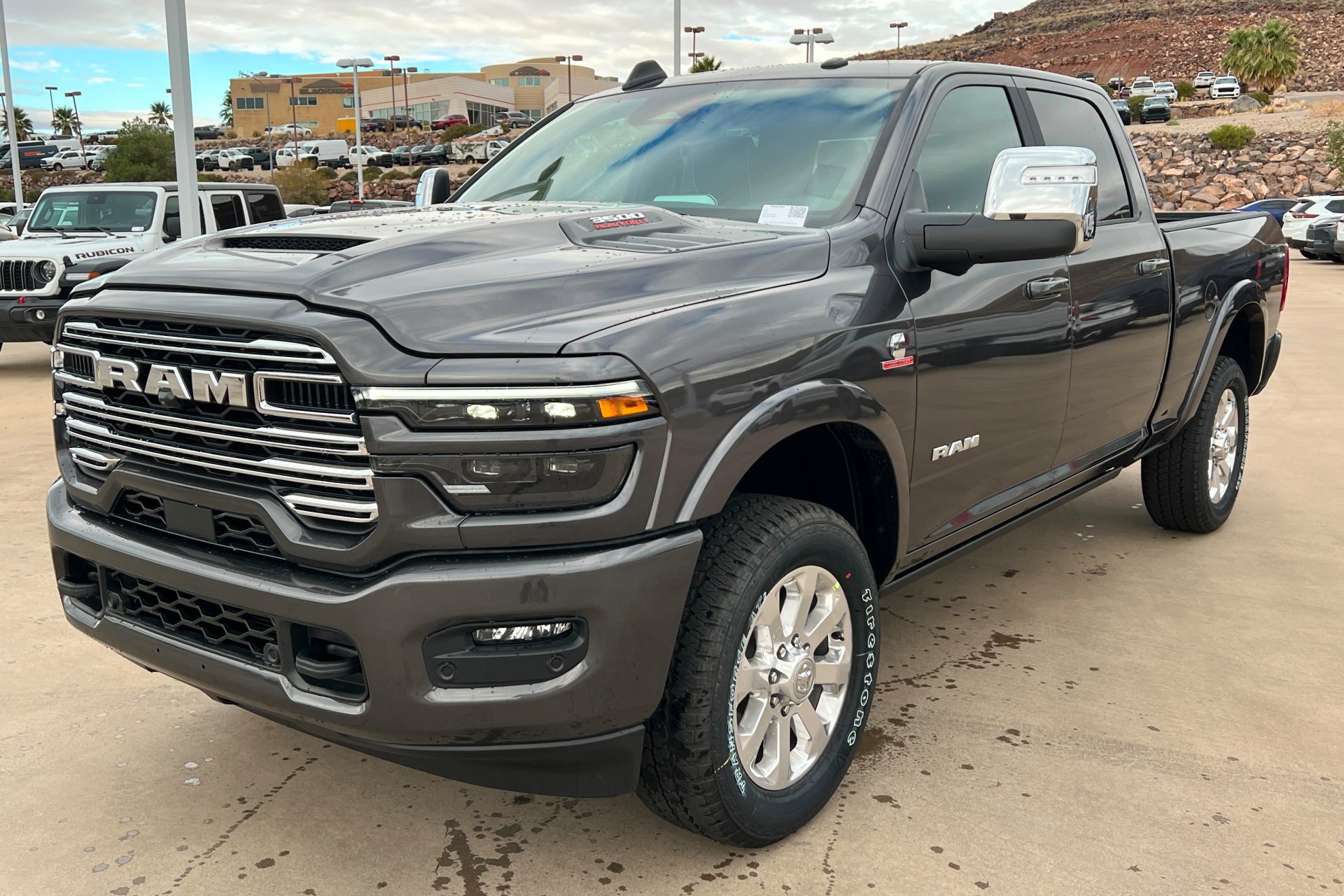 New 2027 Granite Crystal Metallic Clear-Coat Exterior Paint RAM Laramie image 1