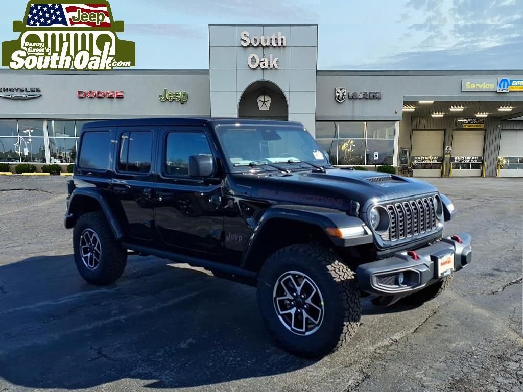 New 2026 Black Clear-Coat Exterior Paint Jeep Rubicon image 1
