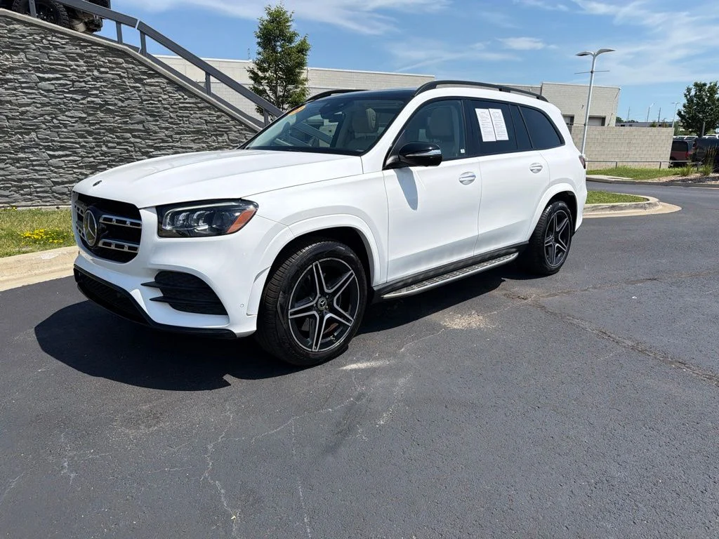 Used 2022 White Mercedes-Benz GLS 450 image 3