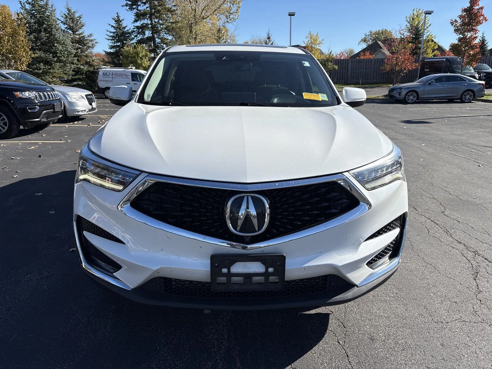 Used 2020 Platinum White Pearl Acura SH-AWD w/Advance image 2