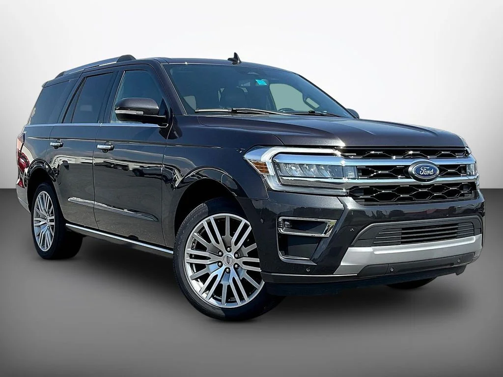 Certified Used 2024 Dark Matter Gray Metallic Ford Limited image 1