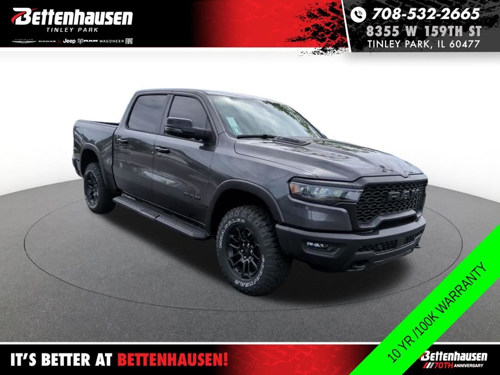 New 2026 Granite Crystal Metallic Clear-Coat Exterior Paint RAM Rebel image 3