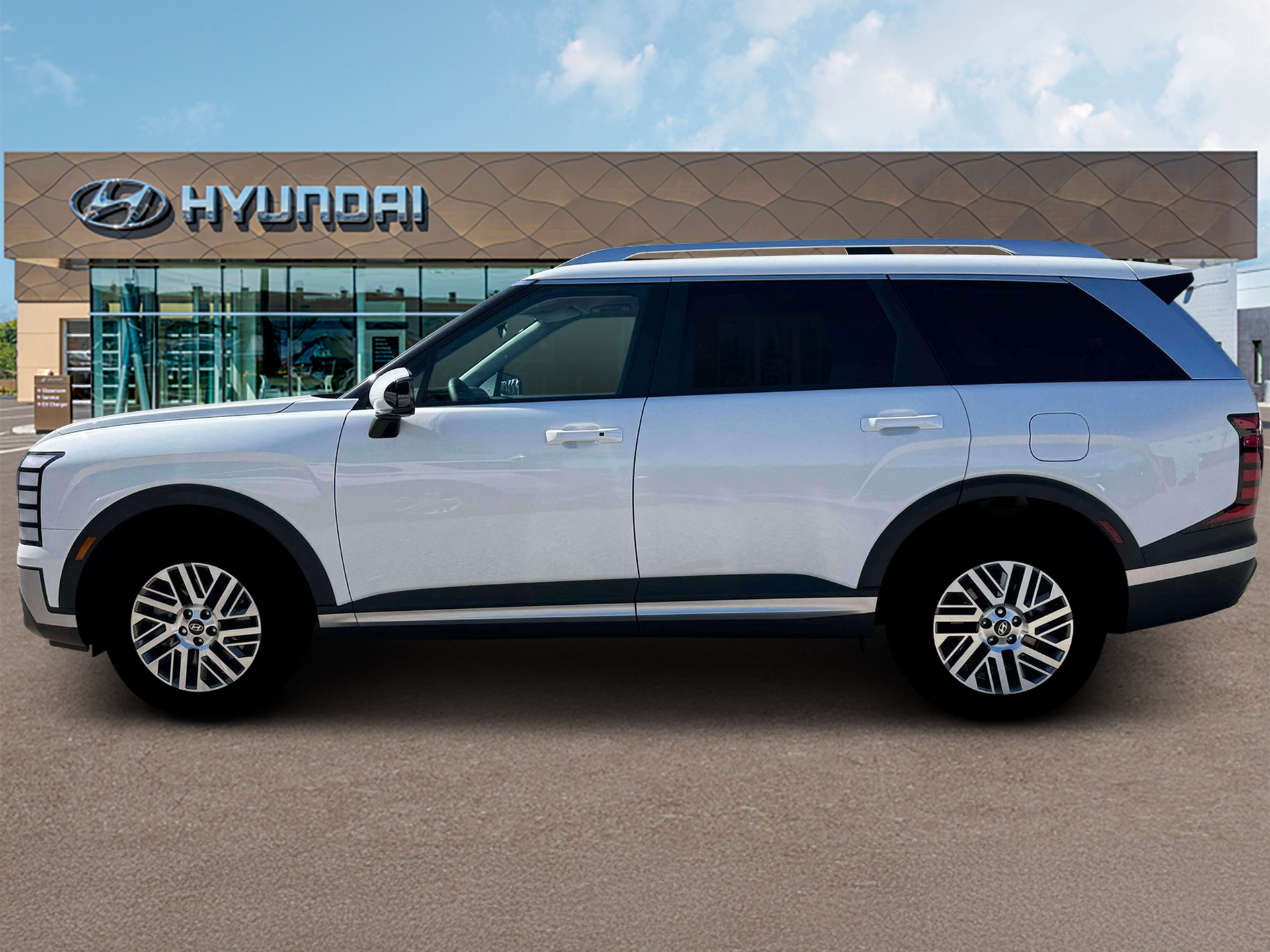 New 2026 White Hyundai SEL AWD image 3