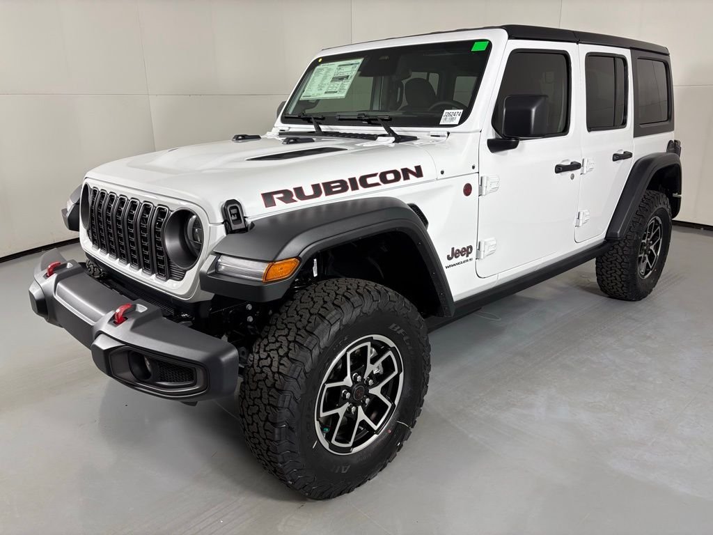 New 2026 Bright White Clearcoat Jeep Rubicon image 3