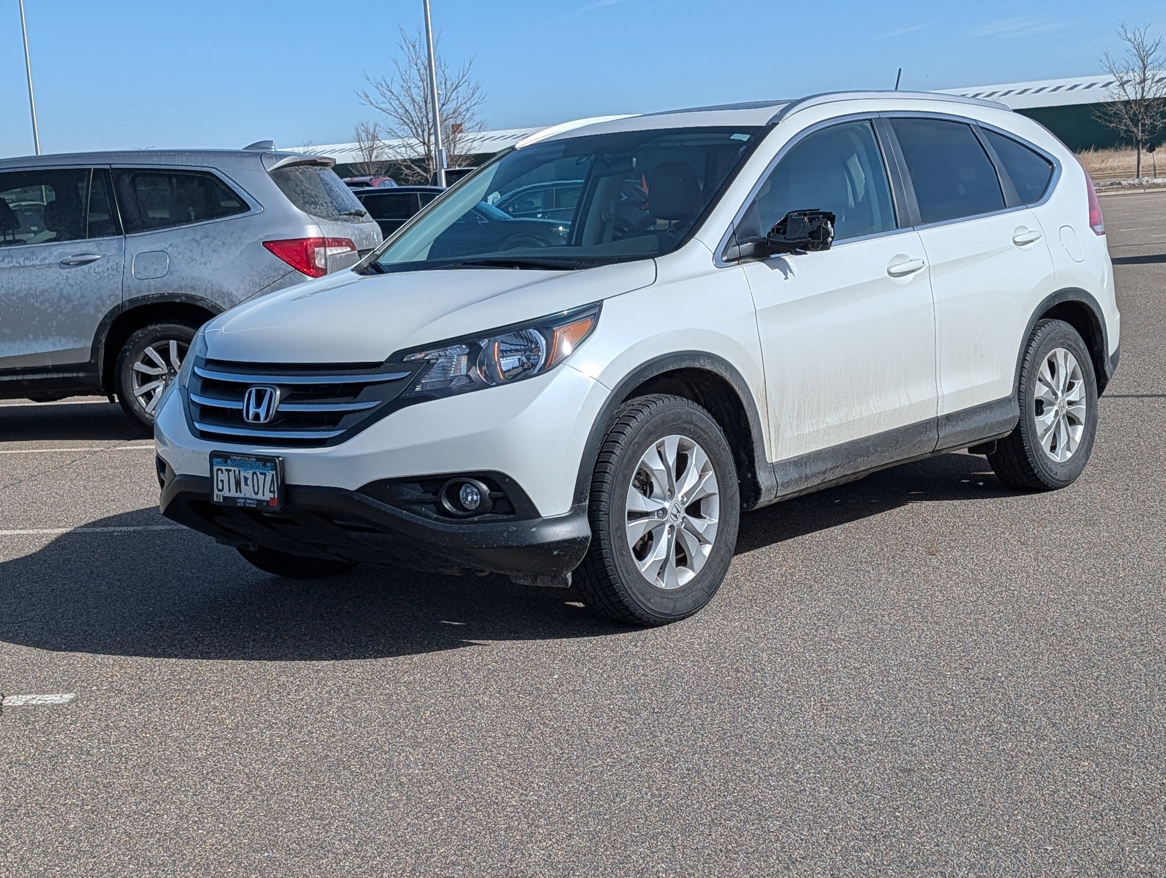 Used 2014 Honda CR-V EX-L with VIN 5J6RM4H79EL085845 for sale in Waite Park, Minnesota