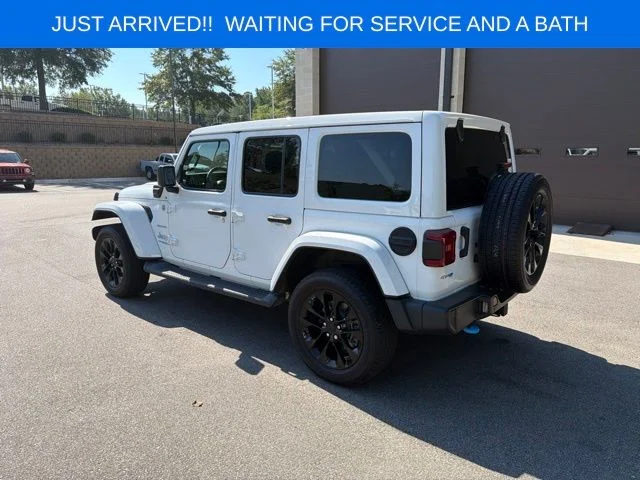 Used 2022 White Jeep Unlimited Sahara 4xe image 4
