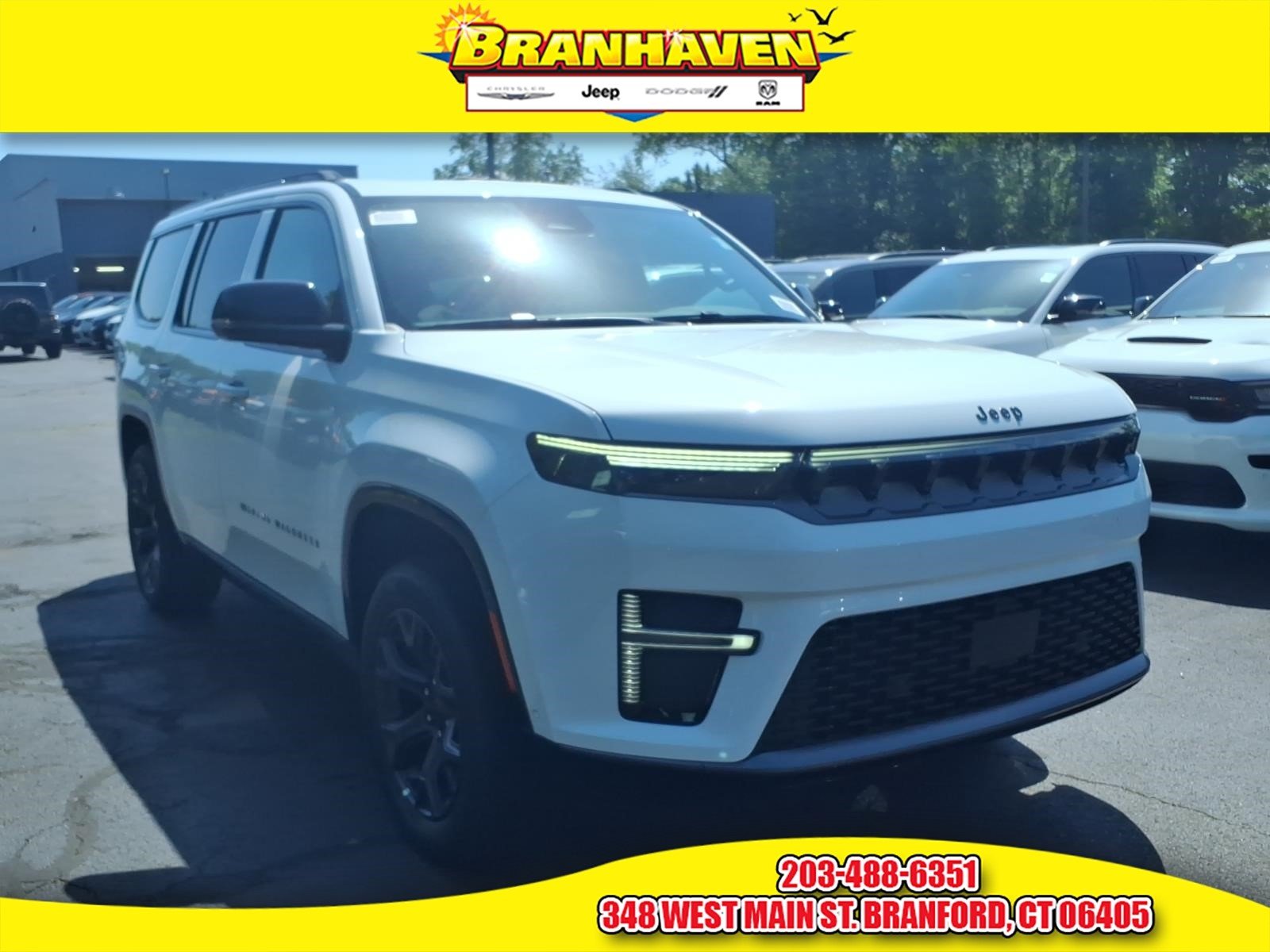 New 2026 Bright White Clear-Coat Exterior Paint Jeep Limited Altitude image 1
