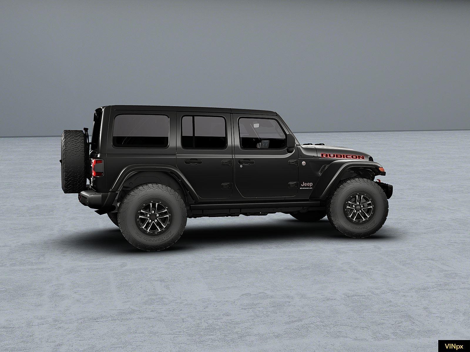 New 2026 Black Clear-Coat Exterior Paint Jeep Rubicon X image 15